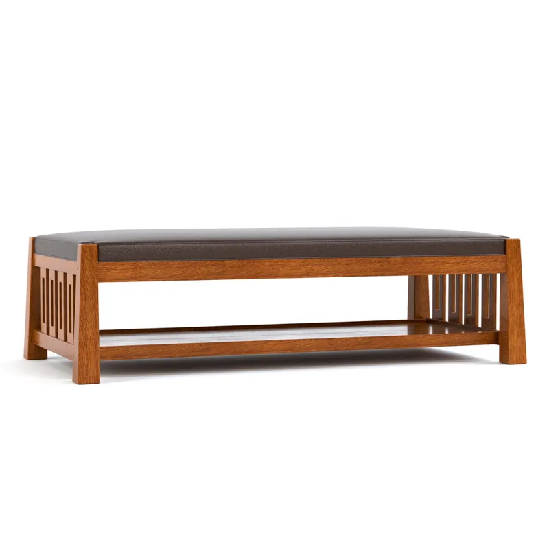 Highlands Cocktail Ottoman Oak
