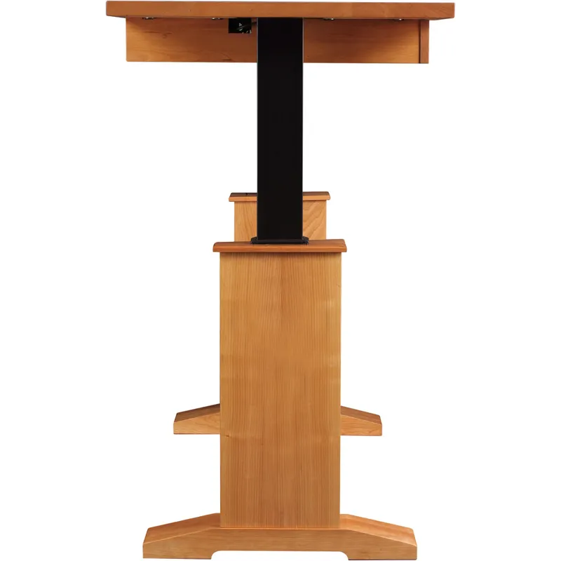 Harvey Ellis Hi-Lo Standing Desk, No Inlay Cherry