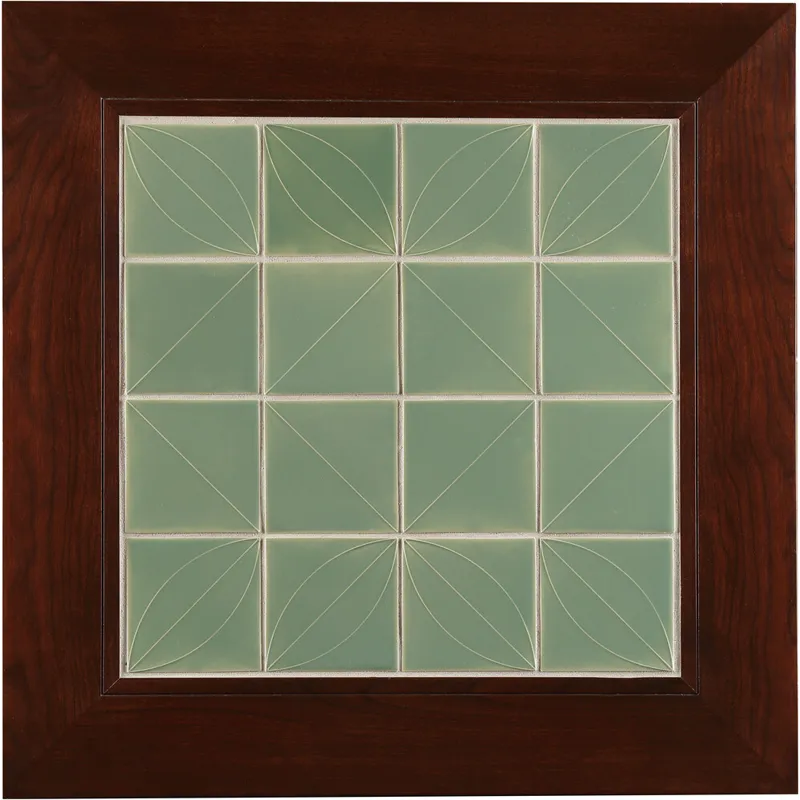 Mission Tile Top End Table Cherry