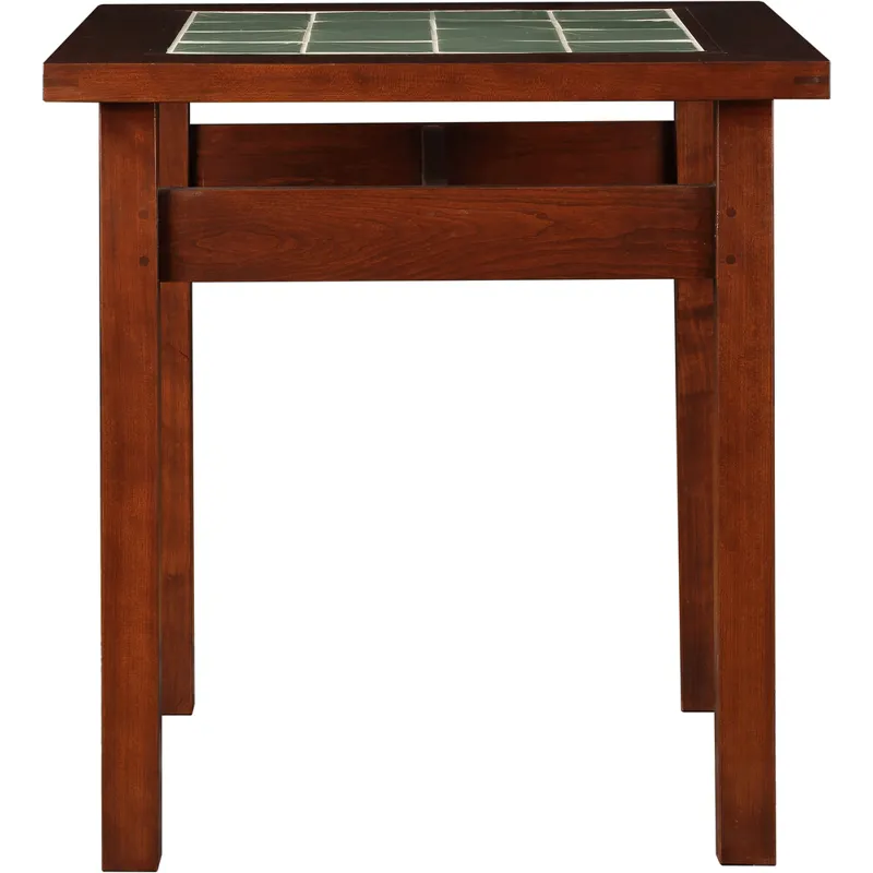 Mission Tile Top End Table Cherry