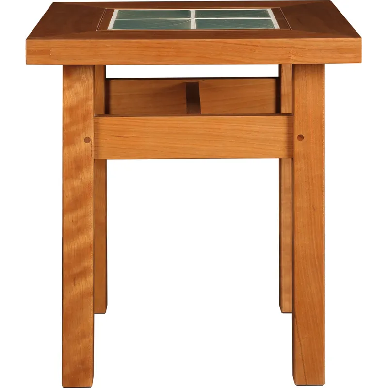 Mission Tile Top Tabouret Cherry