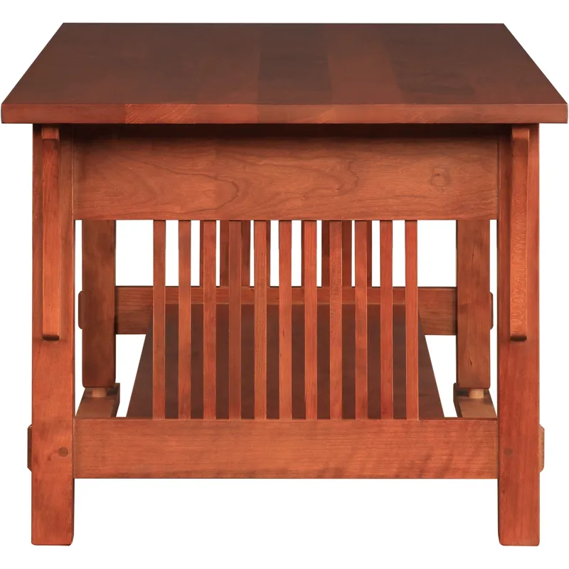 Mission Three-Drawer Cocktail Table Cherry