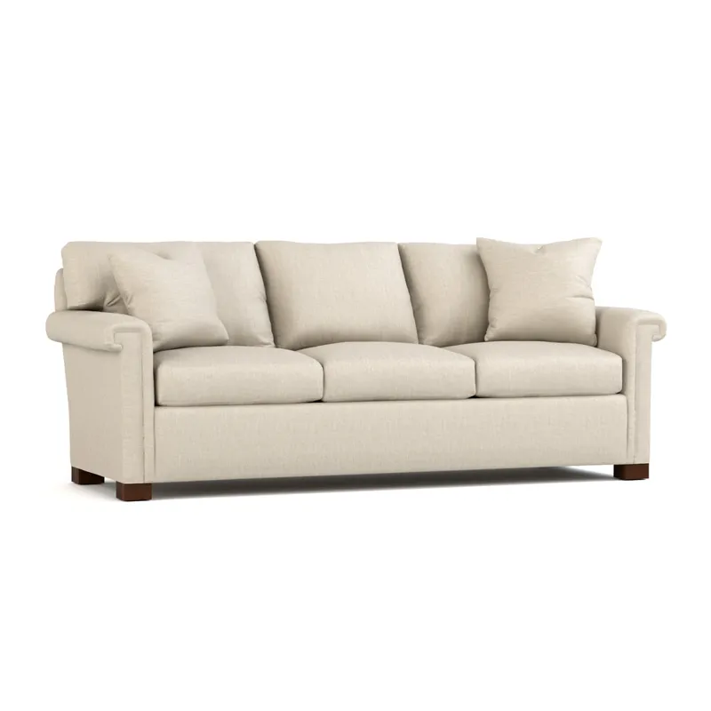 Selectionals by Stickley 1000 Series Three-Cushion Sofa With Key Arm