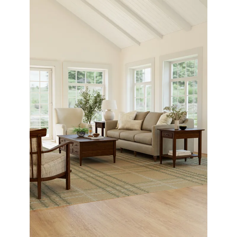 Hudson Valley Swivel Wing Chair