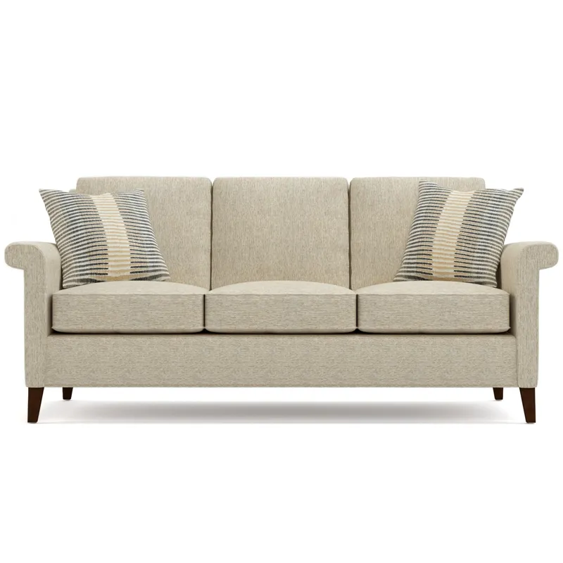 Origins by Stickley Living Room Seating Belleville Mid-Size Sofa Maple