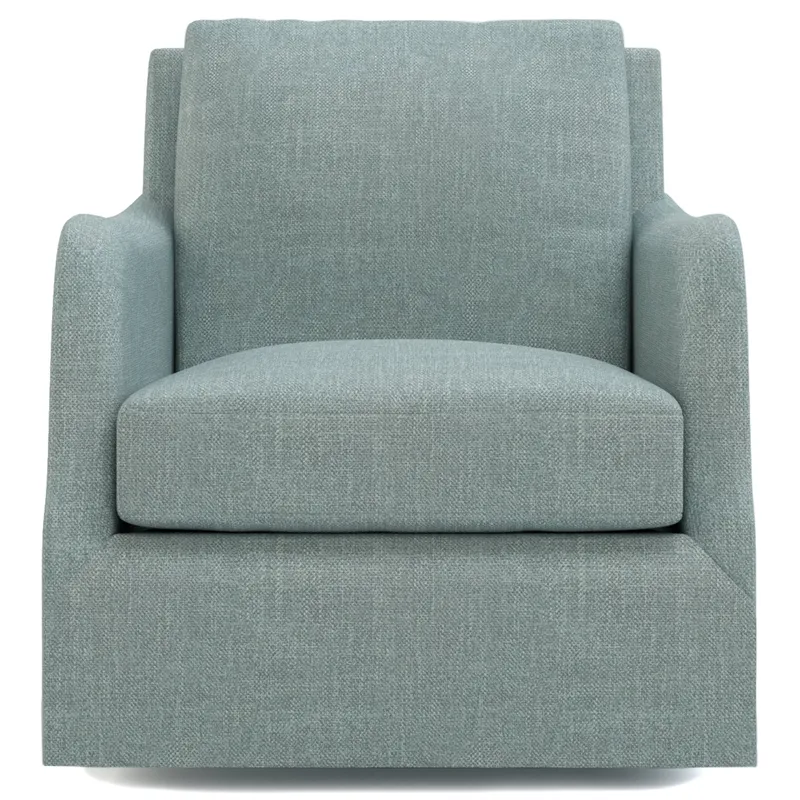 Stickley Fine Upholstery Harper Swivel Chair Maple