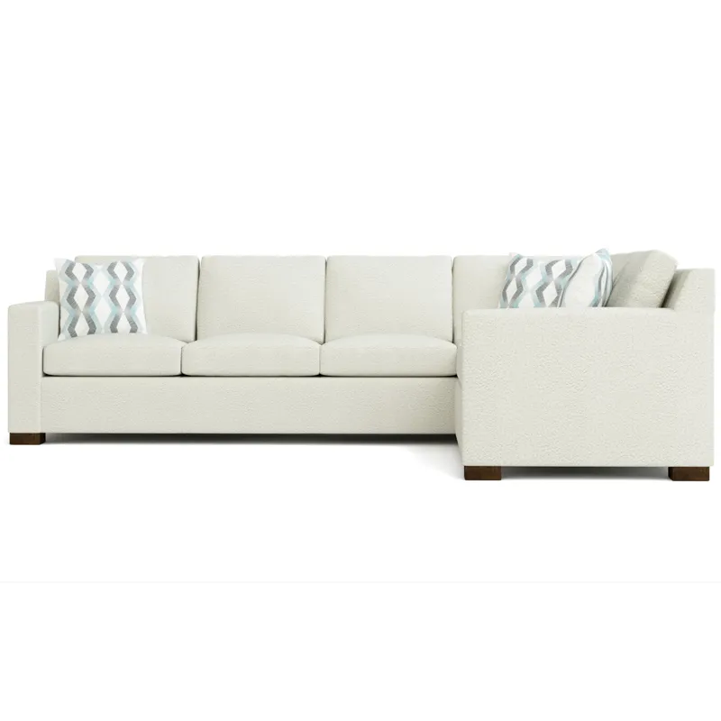 Stickley Fine Upholstery Keene Sectional Maple/Dark Maple