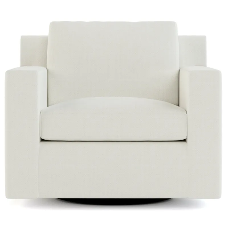 Stickley Fine Upholstery Keene Swivel Chair Maple