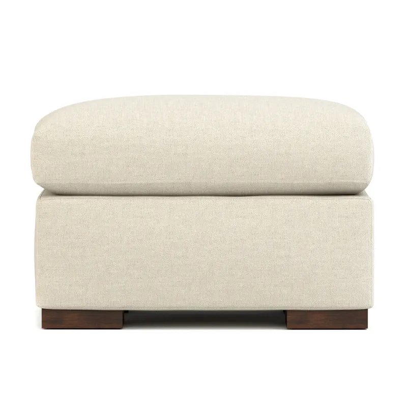 Stickley Fine Upholstery Keene Ottoman Maple