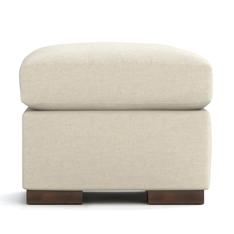 Stickley Fine Upholstery Keene Ottoman Maple