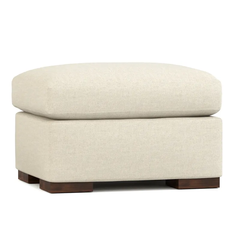 Stickley Fine Upholstery Keene Ottoman Maple