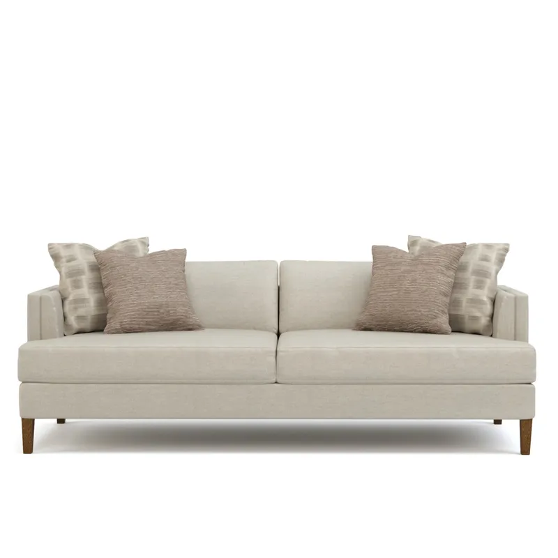Surrey Hills Two-Seat Tuxedo-Arm Sofa Oak