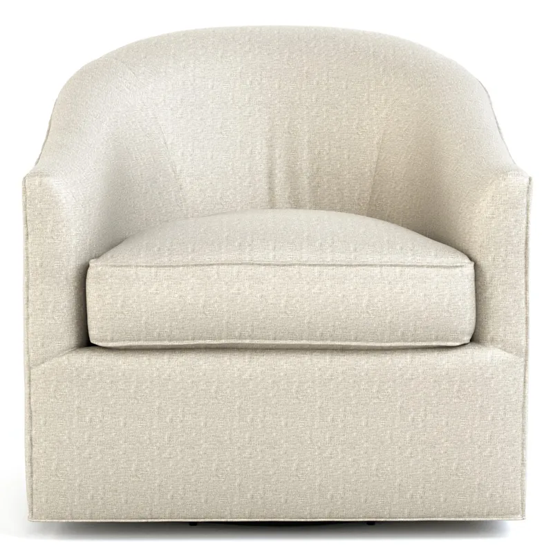 Stickley Fine Upholstery Pearl Swivel Chair