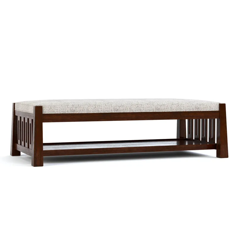 Highlands Cocktail Ottoman Oak