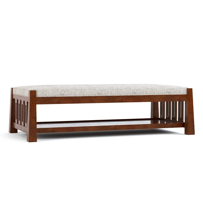 Highlands Cocktail Ottoman Oak