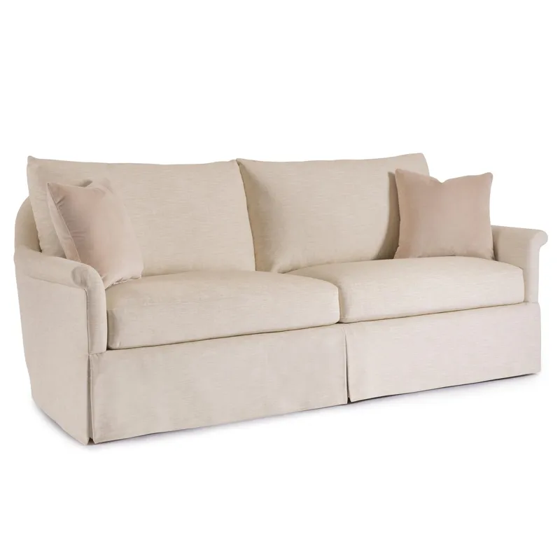 Martine Skirted Pillowback Sofa