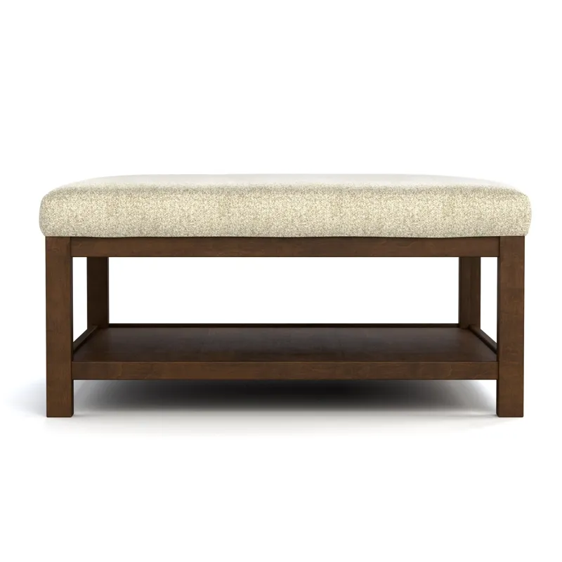 Origins by Stickley Living Room Occasional Origins Tufted Grid Cocktail Ottoman