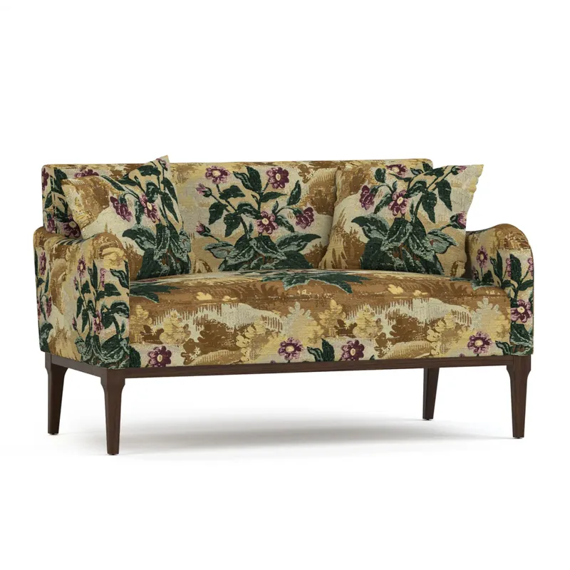 Hudson Valley 55-Inch Settee Maple