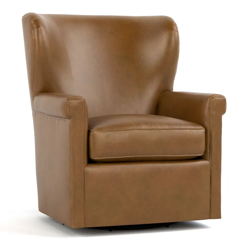 Hudson Valley Swivel Wing Chair