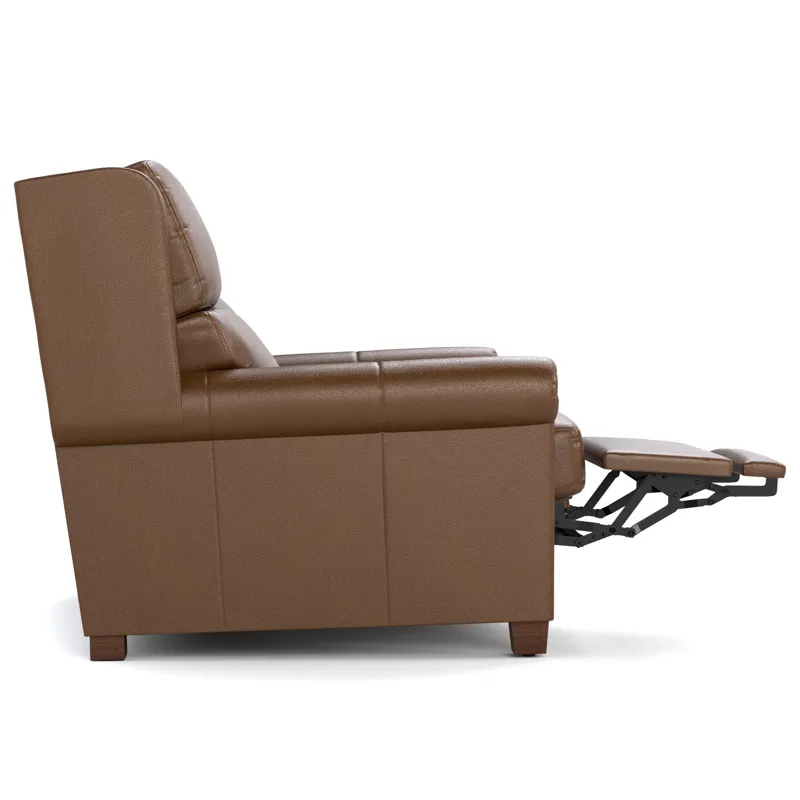 Woodlands Small Roll Arm Motion Loveseat