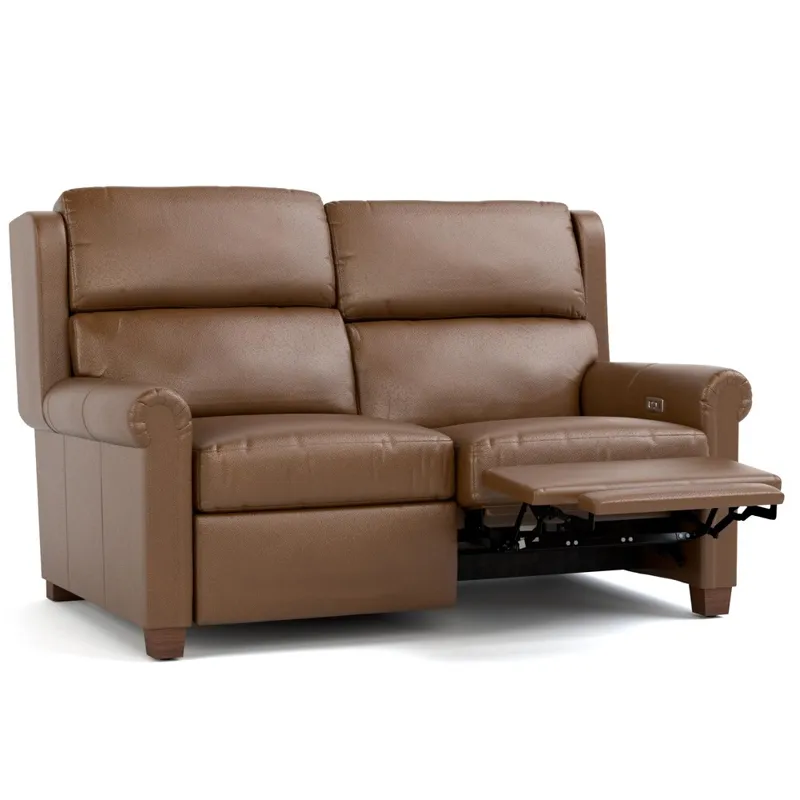Woodlands Small Roll Arm Motion Loveseat