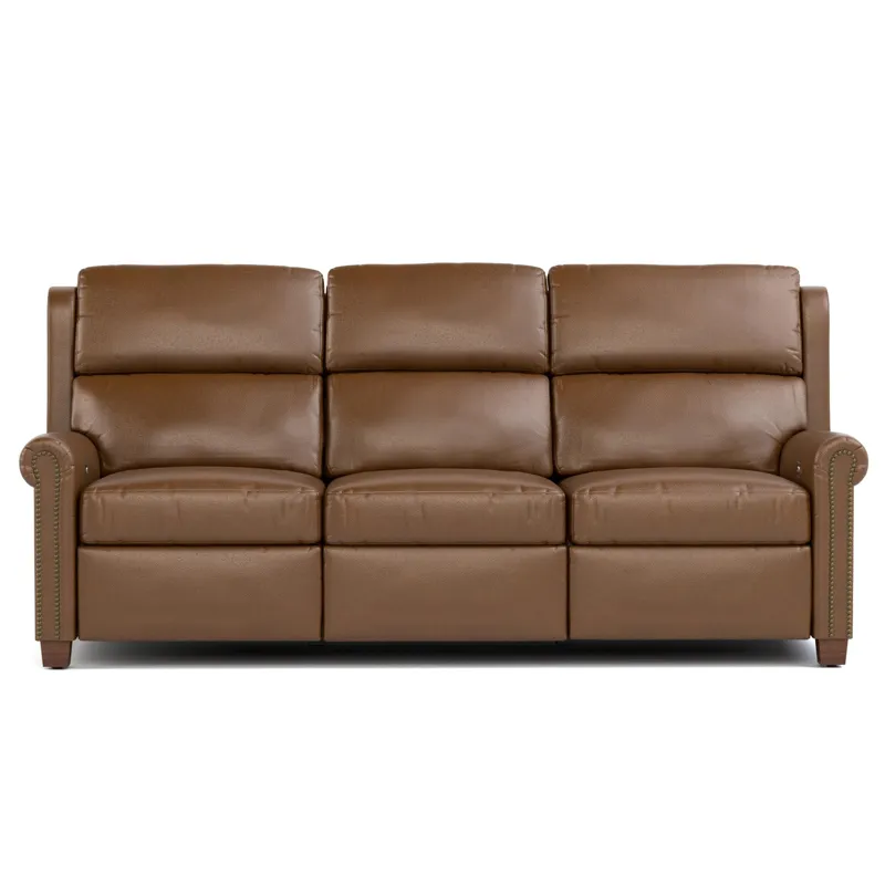 Woodlands Small Roll Arm Motion Sofa With Nails