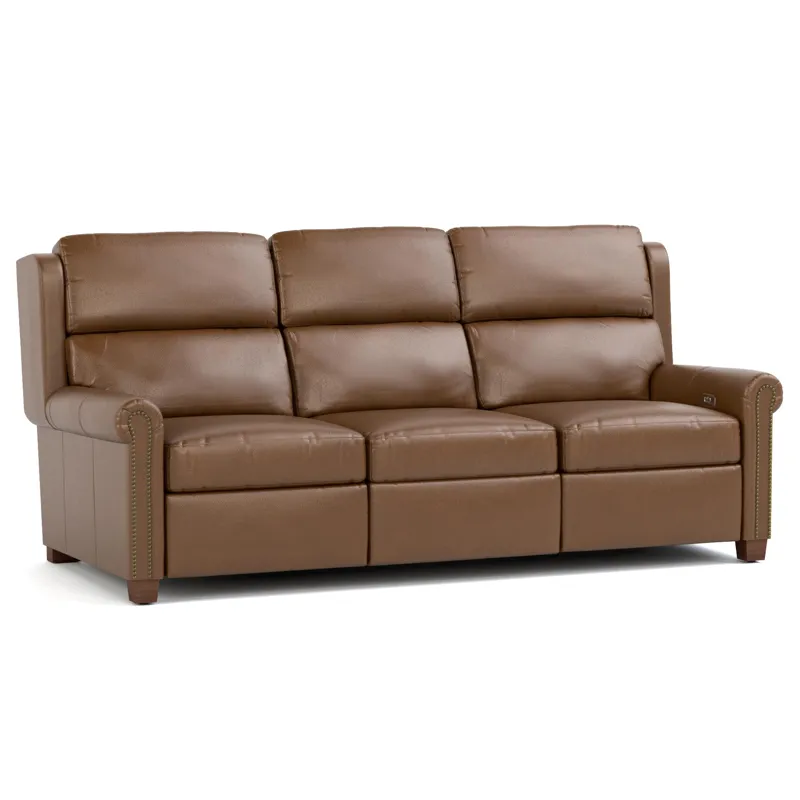 Woodlands Small Roll Arm Motion Sofa With Nails