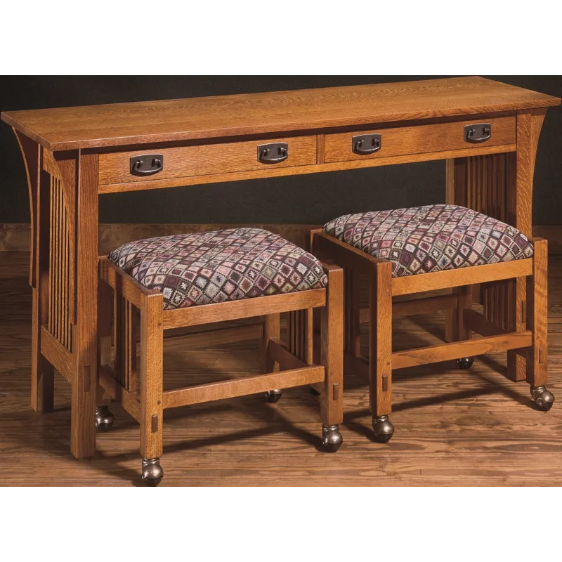Mission Sofa Table Oak