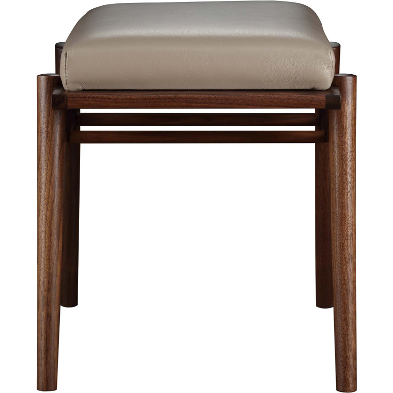 Walnut Grove Footstool Crypton Fabric 9944FWNT by Stickley at