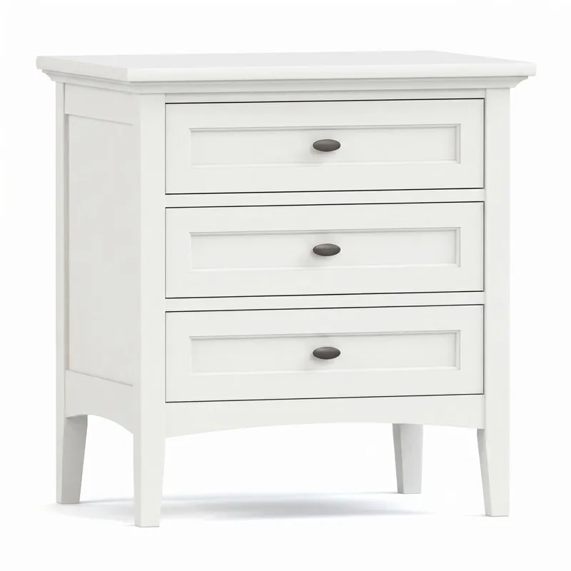 Revere Three-Drawer Nightstand