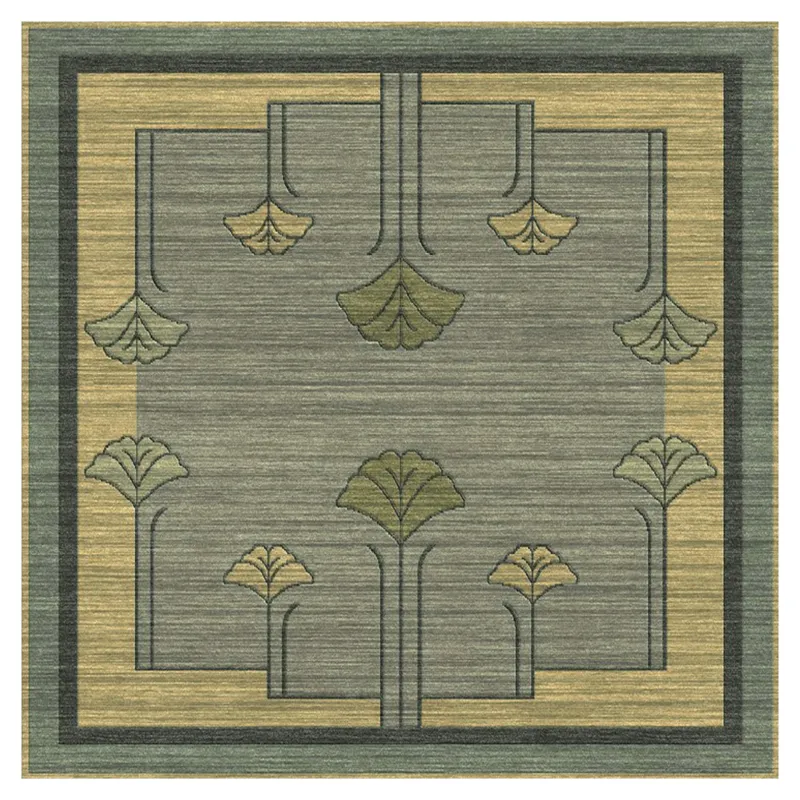 STICKLEY Art Ginkgo Rug 8\' X 8\'
