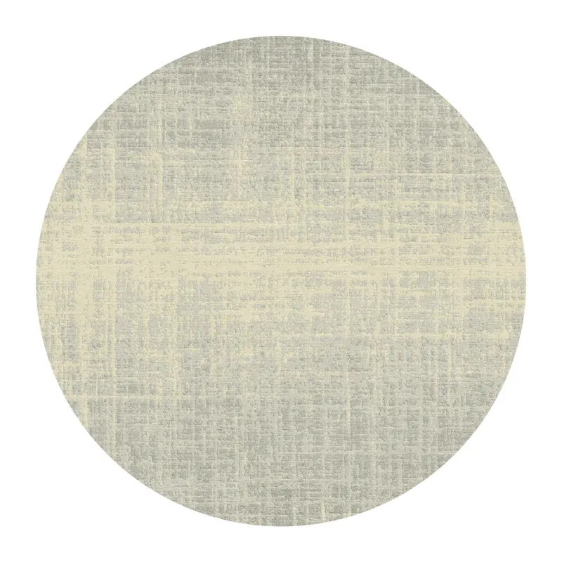 Stickley Designer Rugs Shimmer Rug, Pewter 6\' X 6\' Round
