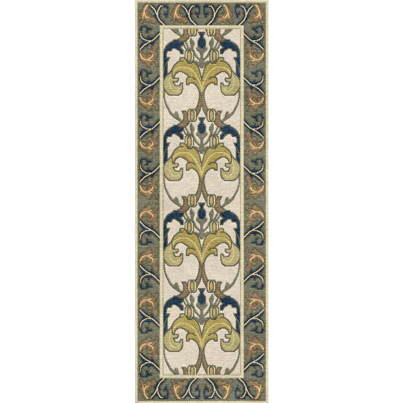 Stickley Designer Rugs Voysey Botanical Rug 2' 9" X 12' Runner