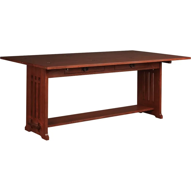 Mission Flip-Top Harvest Table Oak