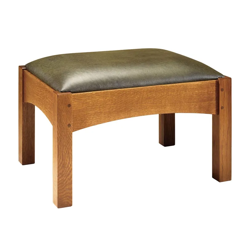 Mission Footstool Oak
