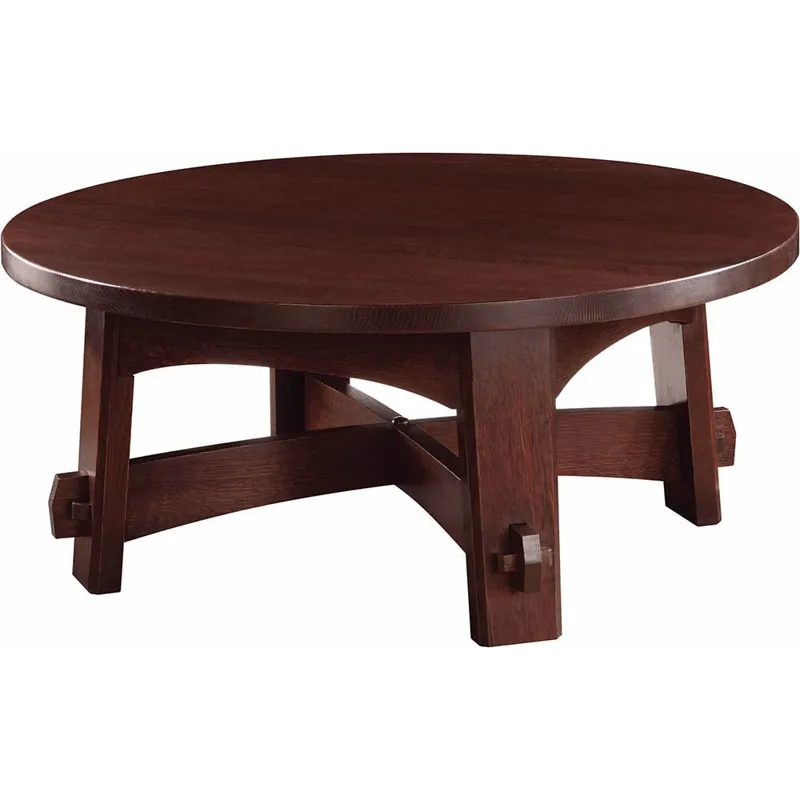 Mission Commemorative Coffee Table With Swivel Oak