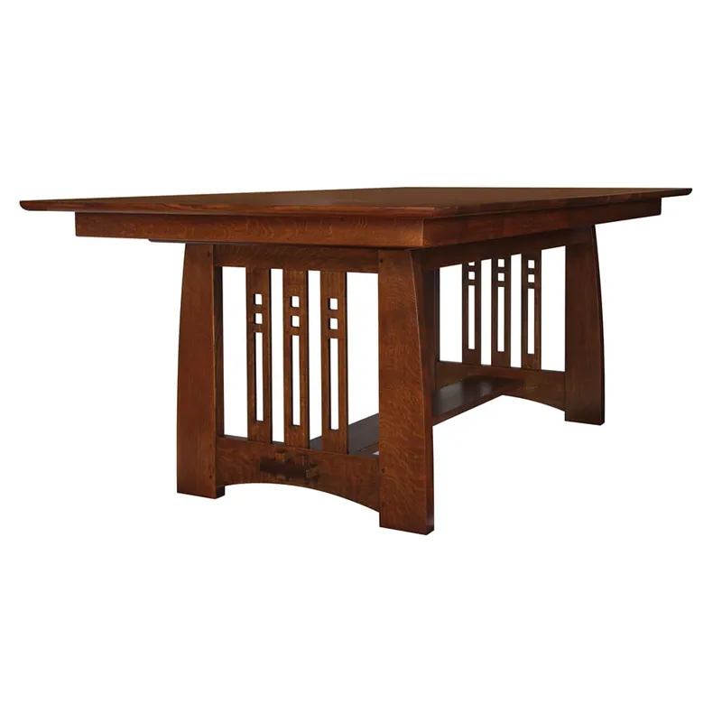 Highlands Trestle Table Oak