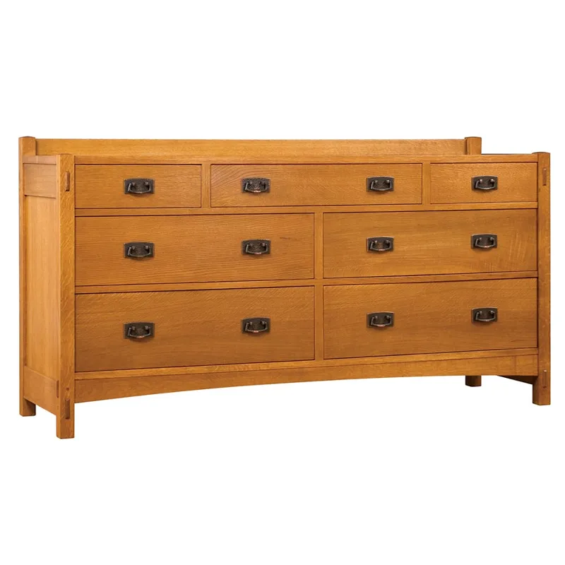 Mission Triple Dresser Oak