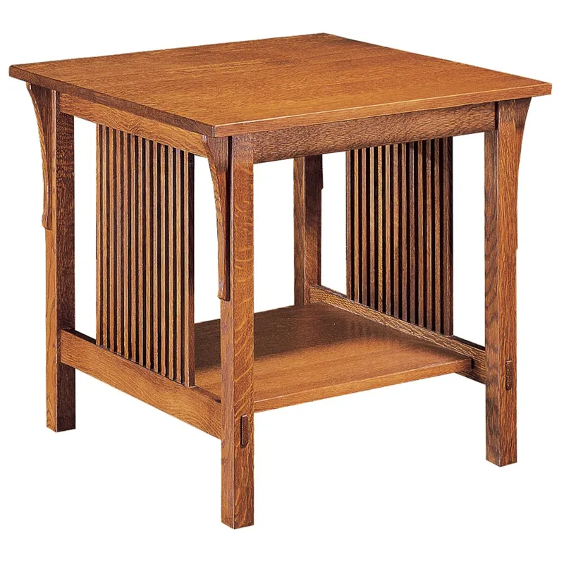 Mission Lamp Table Oak