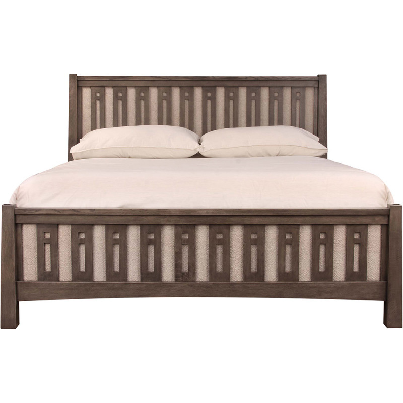 Highlands King Upholstered Bed Cherry by Stickley NIS563389089
