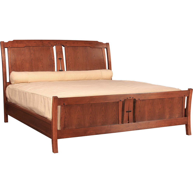 Pasadena King Sleigh Bed W Mid Footboard An 7317 K Mfb 299 By Stickley Furniture At Willis Mattress Pasadena King Sleigh Bed W Mid, King Sleigh Bed Headboard And Footboard