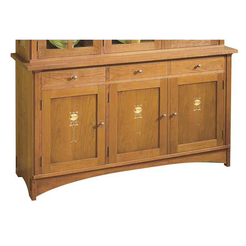 Harvey Ellis Three-Door Buffet Cherry