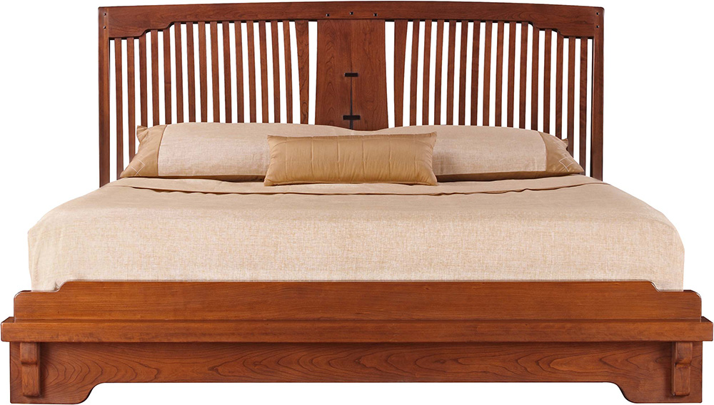 Oak Knoll Spindle King Platform Bed AN7326K299 by Stickley at