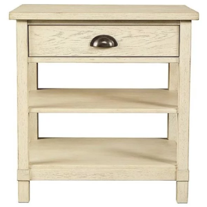 DRIFTWOOD PARK - BEDSIDE TABLE - VANILLA OAK
