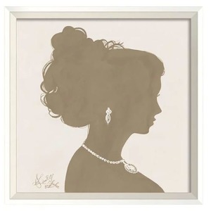 Clementine Court - Lady Silhouette Wall Art