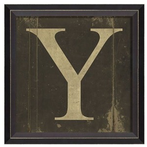 Chelsea Square - Letter Y Wall Art