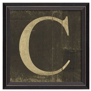 Chelsea Square - Letter C Wall Art