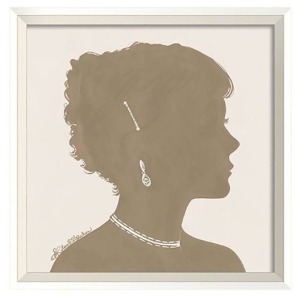 Clementine Court - Lady Silhouette Wall Art