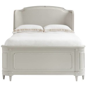 Clementine Court Full Upholstered Panel Shelter Bed