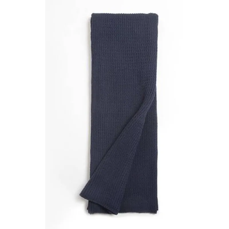Chelsea Square - Dylan Cotton Indigo Throw
